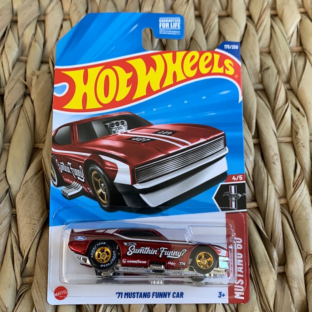 Hot Wheels 2025 Case H Super Treasure Hunt STH ‘71 Mustang Funny Car 1971 Ford